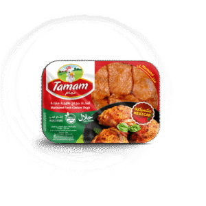 فخذ دجاج متبل طازج